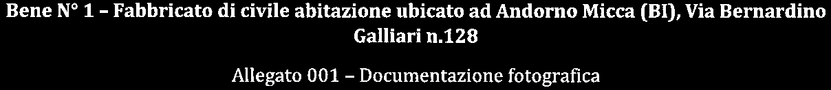immobile appartamento all'asta in Via Bernardino Galliari n 128 - 13811 Andorno Micca (BI) - 2