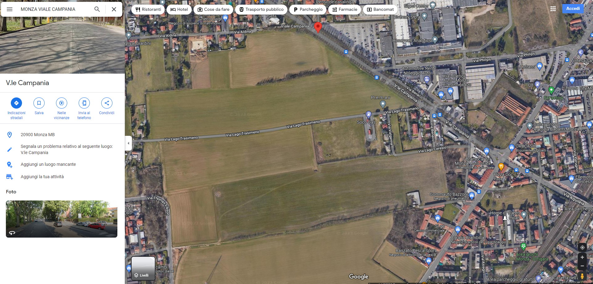 immobile terreno all'asta in VIALE CAMPANIA - 20900 Monza (MB) - 1