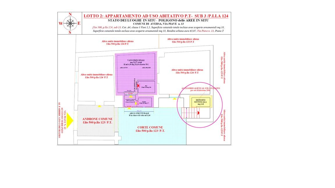 immobile appartamento all'asta in Via Piave n 13 - 81031 Aversa (CE) - 4