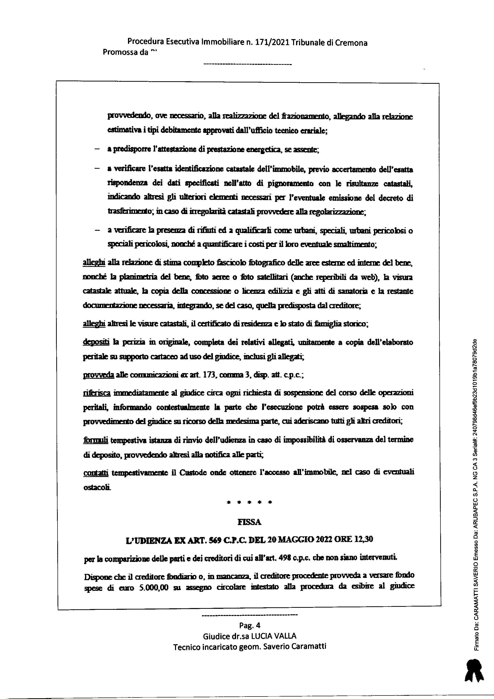 immobile appartamento all'asta in Via Leonardo da Vinci 24 - 26015 Soresina (CR) - 4
