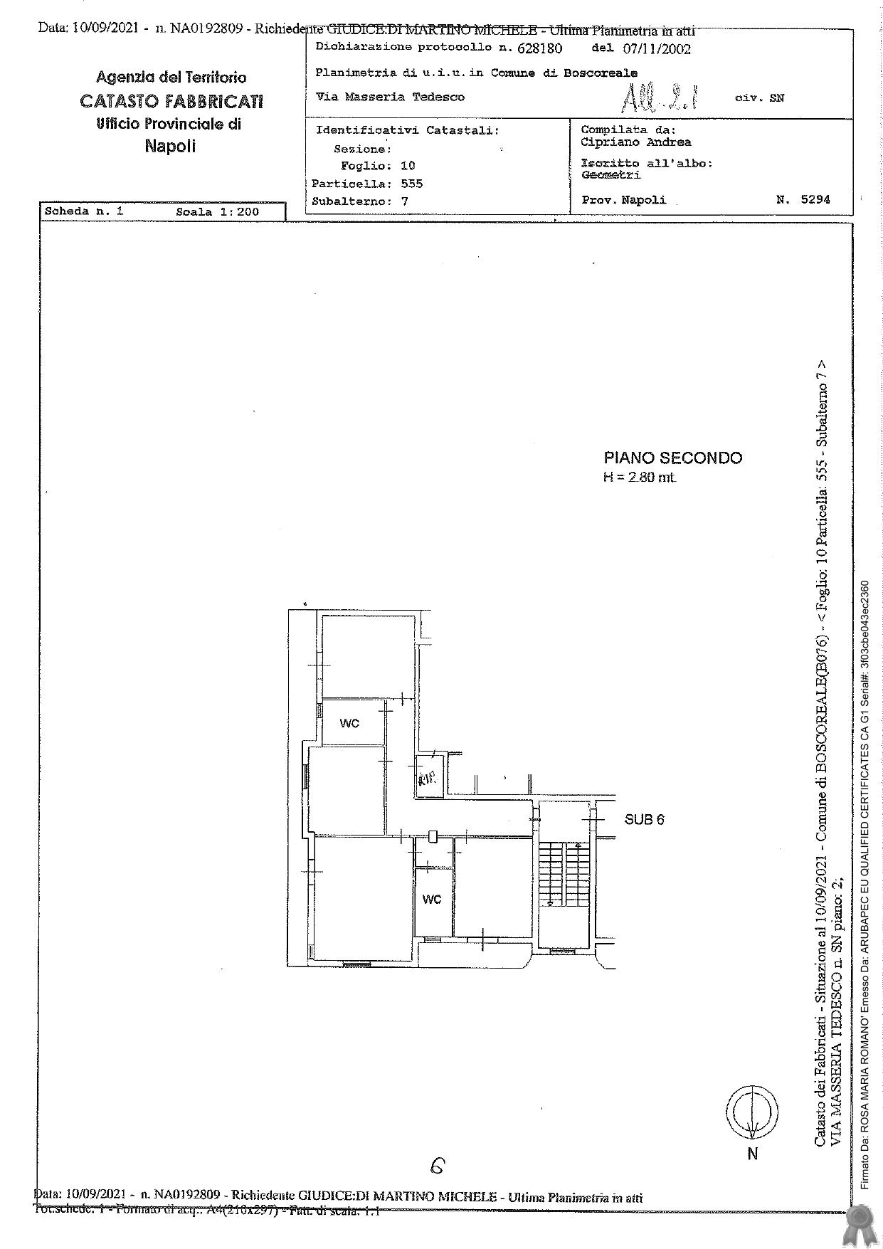 immobile appartamento all'asta in Via Masseria Tedesco n 11/B (già Via Sardoncelli) - 80041 Boscoreale (NA) - 3