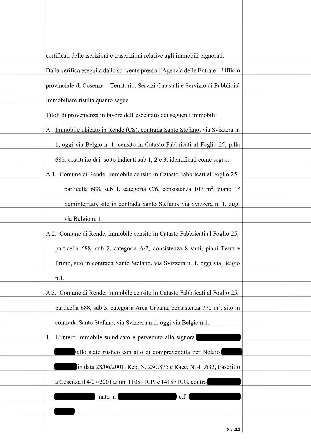 immobile villa all'asta in Contrada Santo Stefano, Via Belgio, 1 - 87036 Rende (CS) - 3