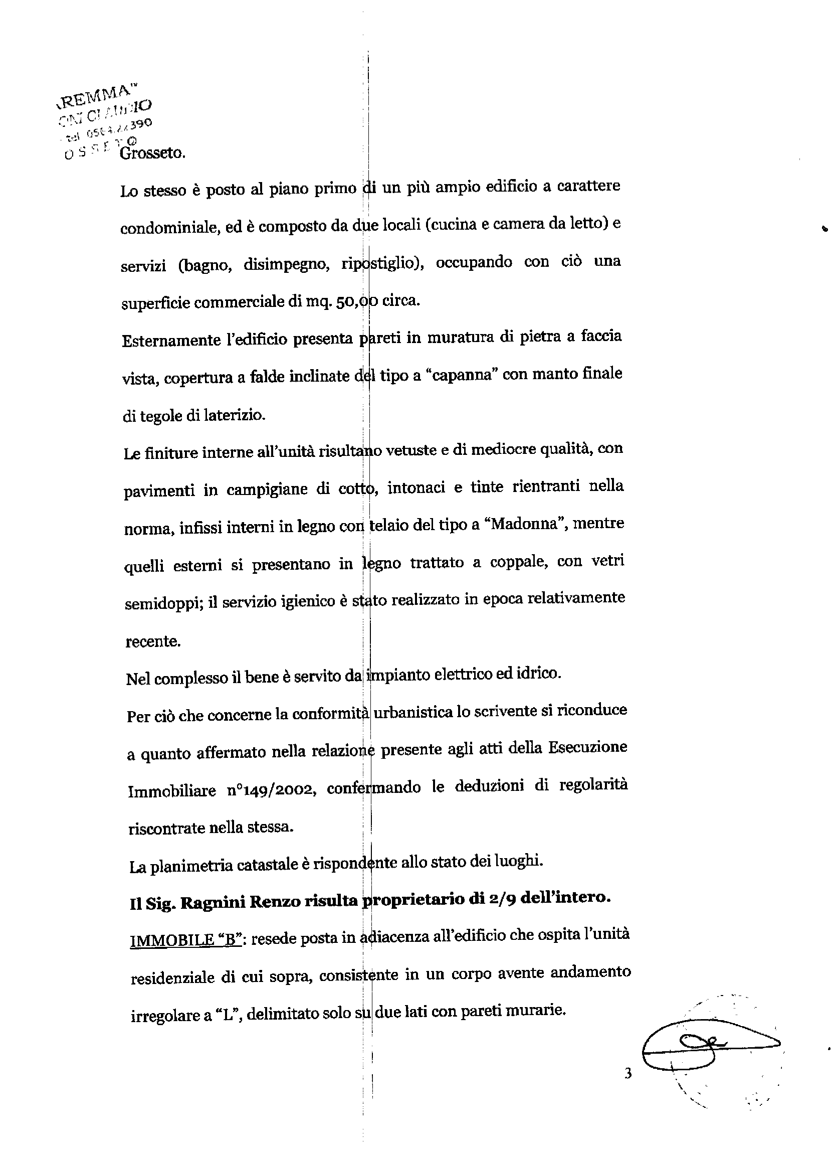 immobile appartamento all'asta in via del Poggio n 11-loc Bagnore Santa Fiora (GR) - 4