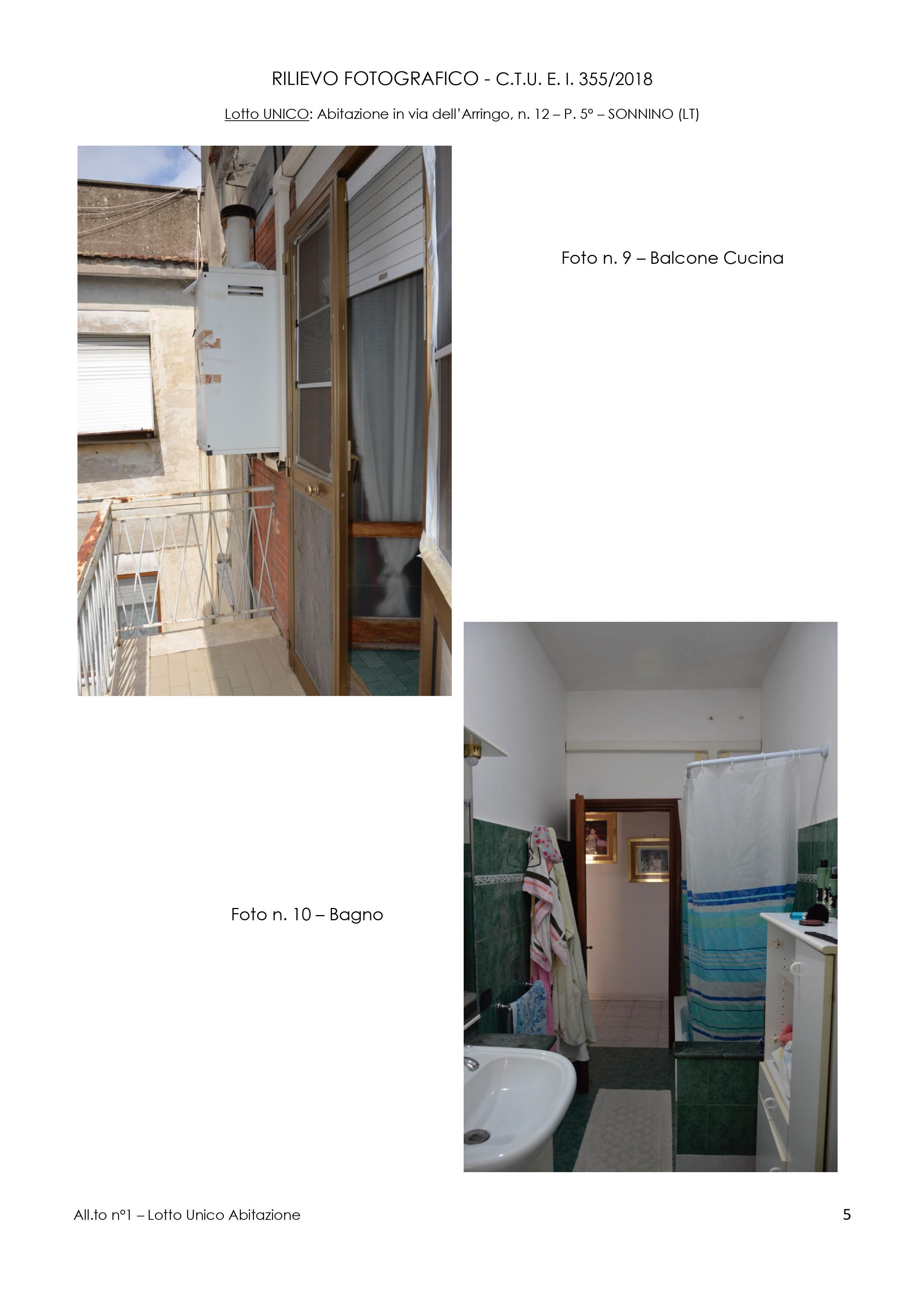 immobile appartamento all'asta in via Arringo n 12 - 04010 Sonnino (LT) - 4