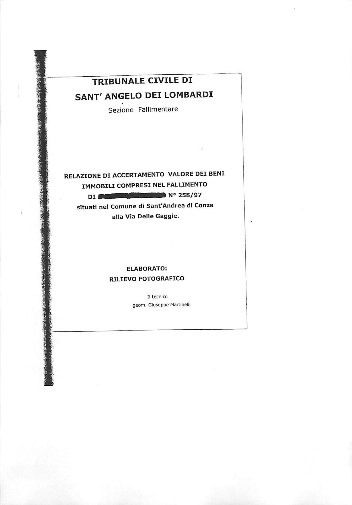 immobile appartamento all'asta in Via Delle Gaggie 13 - 83053 Sant'Andrea di Conza (AV) - 1