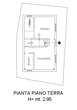 planimetria APPARTAMENTO ALL'ASTA IN PIAZZA DEL CASTAGNO, BETTOLLE, SINALUNGA (SI) - 1
