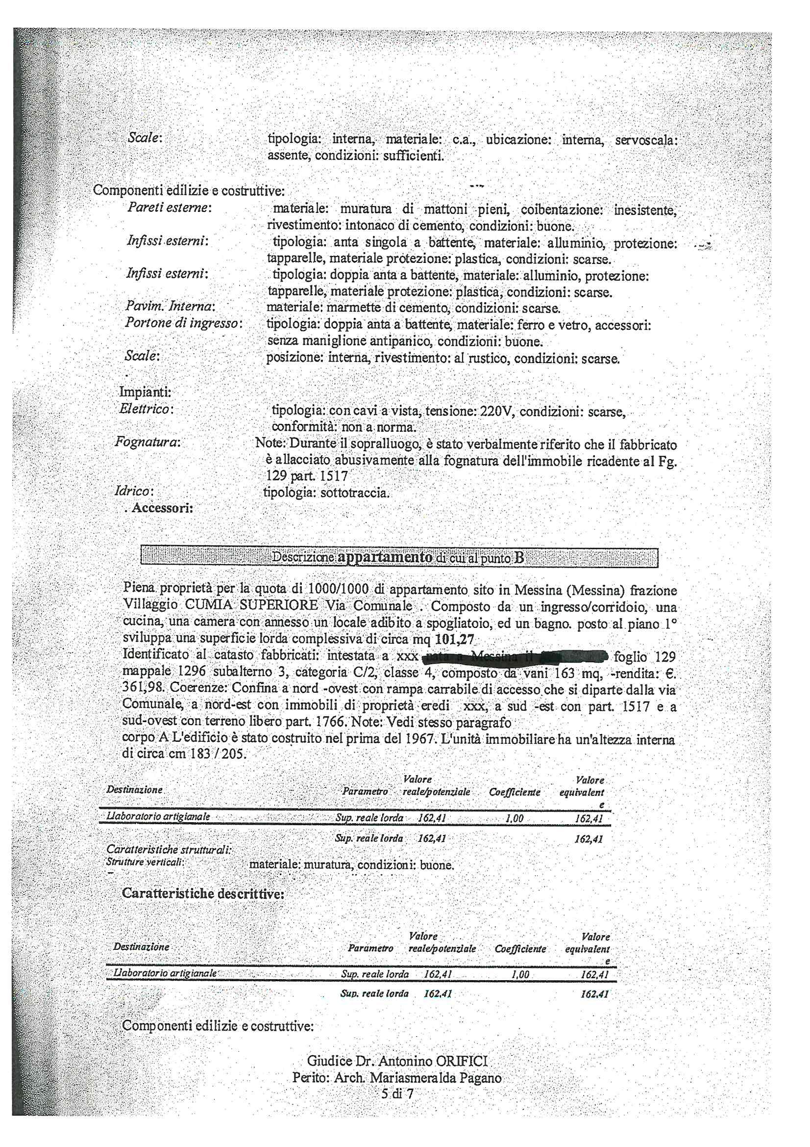 immobile appartamento all'asta in Villaggio Cumia Superiore, Via Comunale - 98146 Messina (ME) - 5