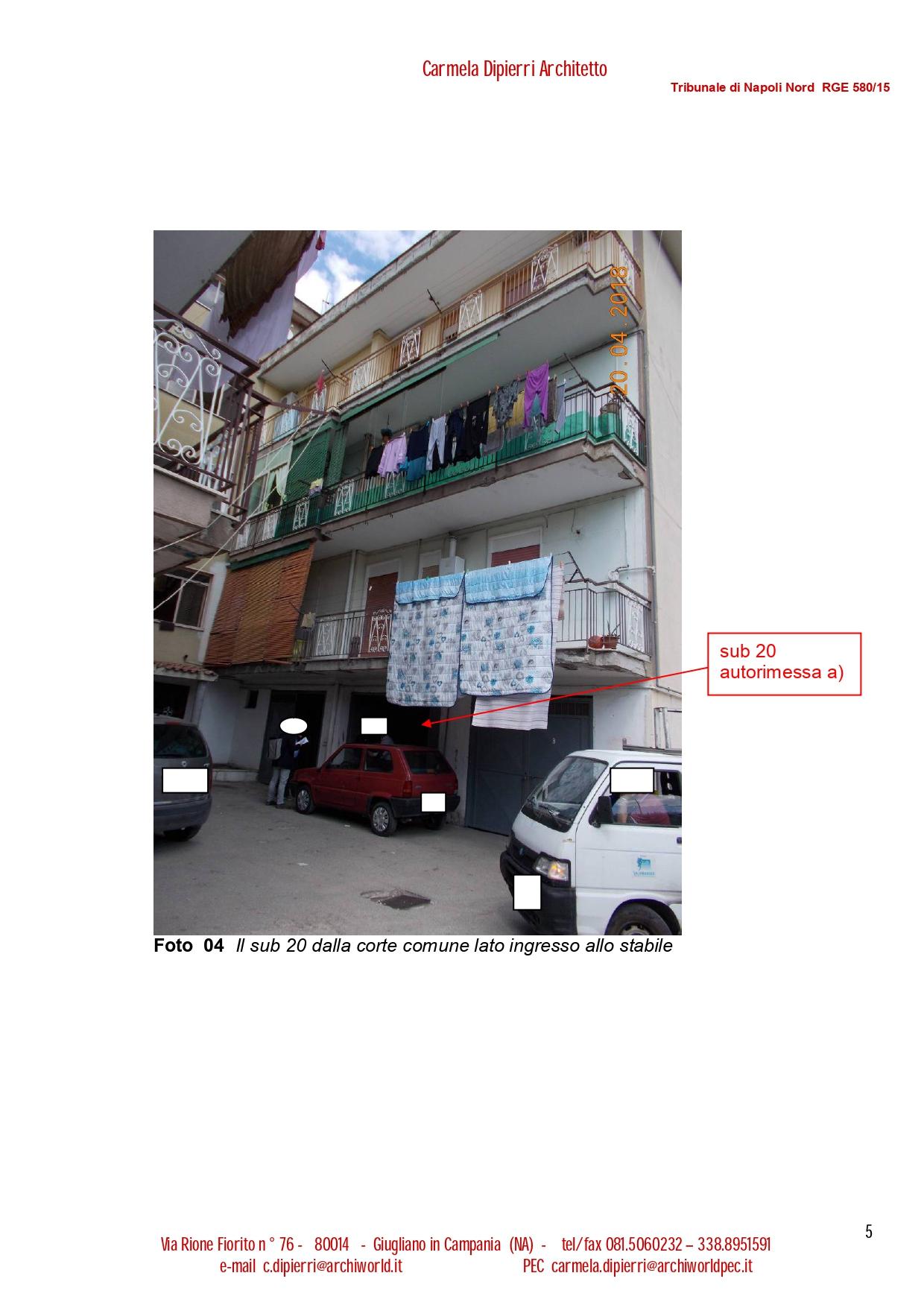 immobile garage all'asta in VIA TRIESTE N 24 - 80018 Mugnano di Napoli (NA) - 3