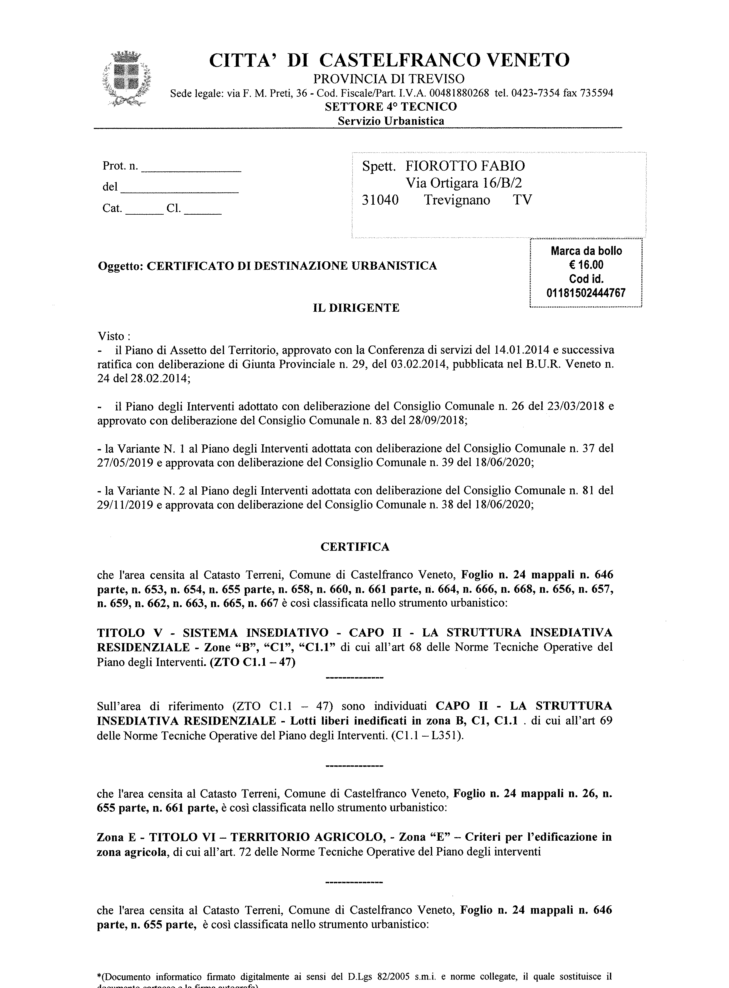 immobile terreno all'asta in Frazione Bella Venezia, Via Bella Venezia - 31033 Castelfranco Veneto (TV) - 2