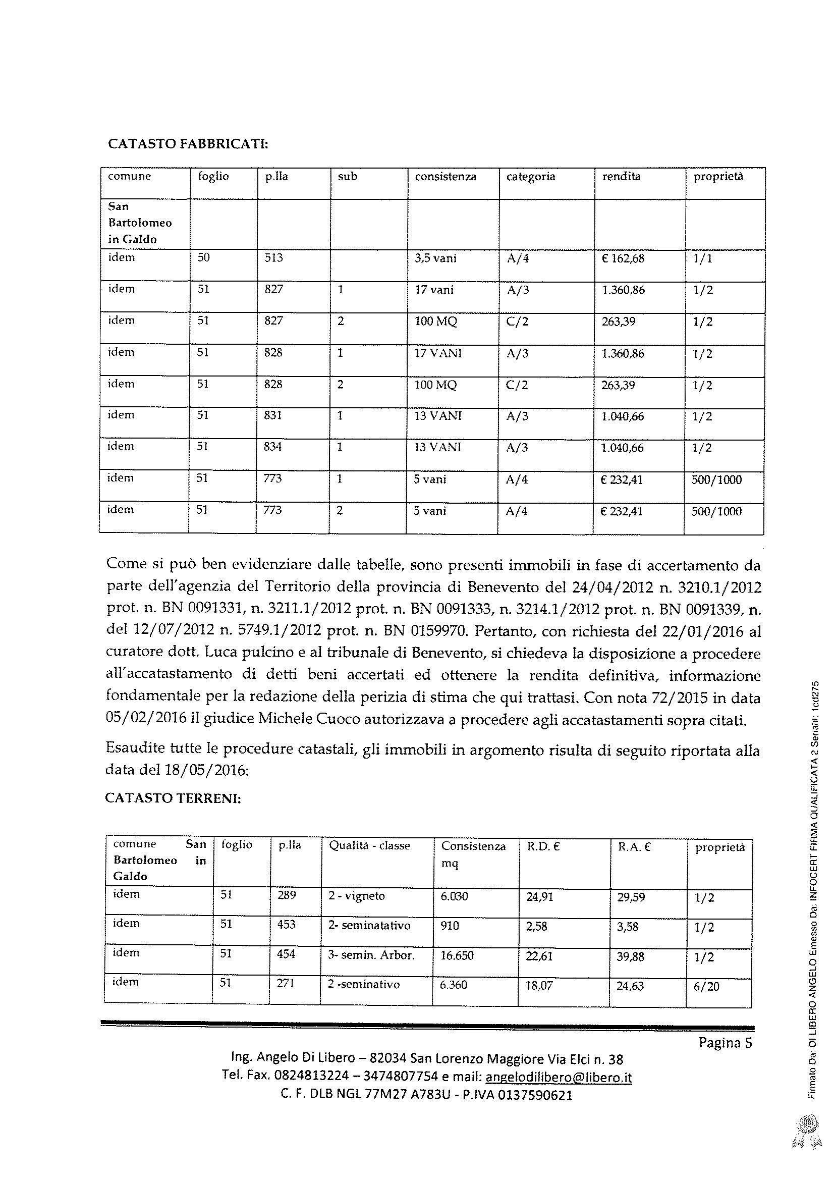 immobile appartamento all'asta in contrada Vadoricci snc - 82028 San Bartolomeo in Galdo (BN) - 5