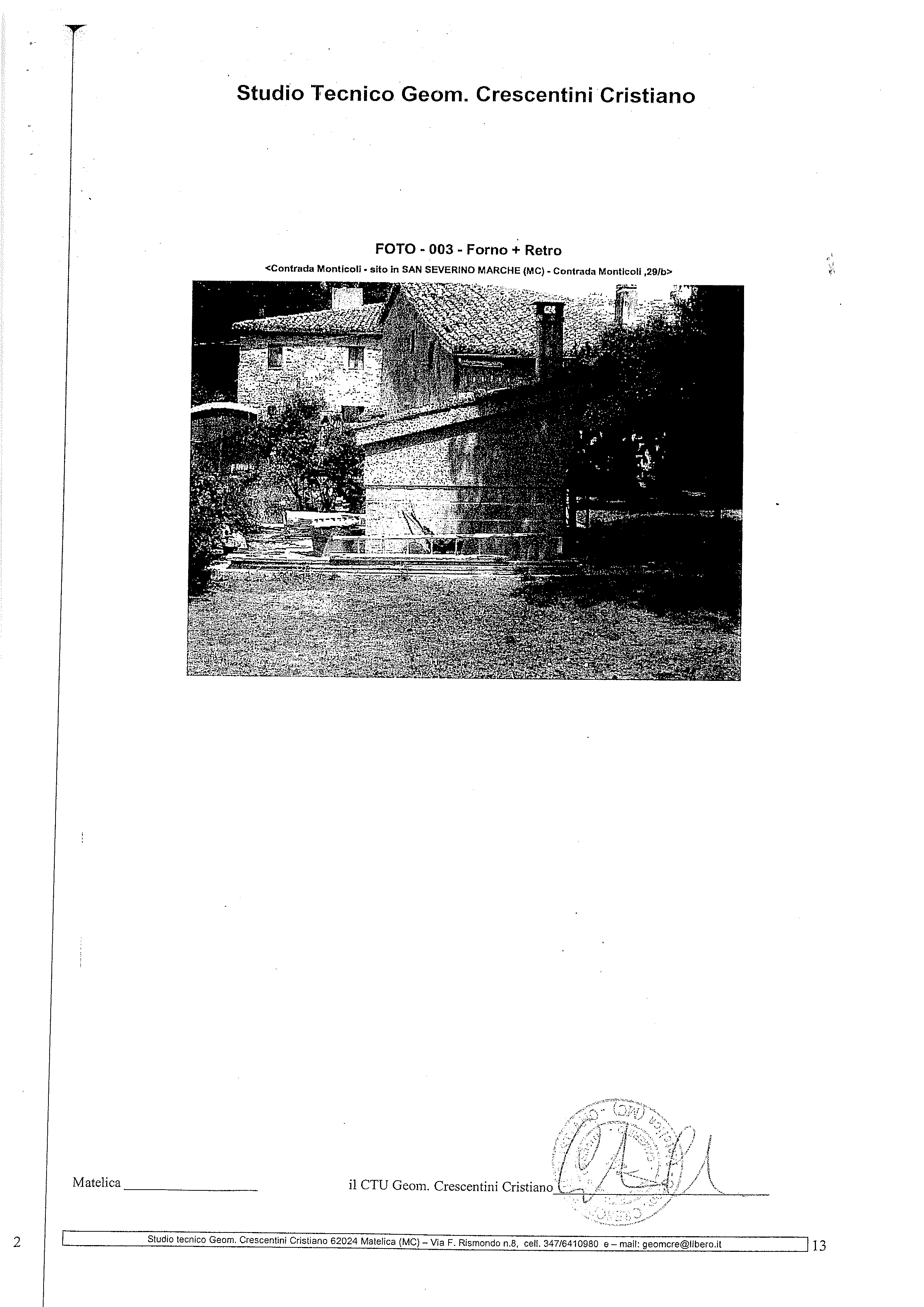 immobile appartamento all'asta in Contrada Monticoli n 29/B - 62027 San Severino Marche (MC) - 3