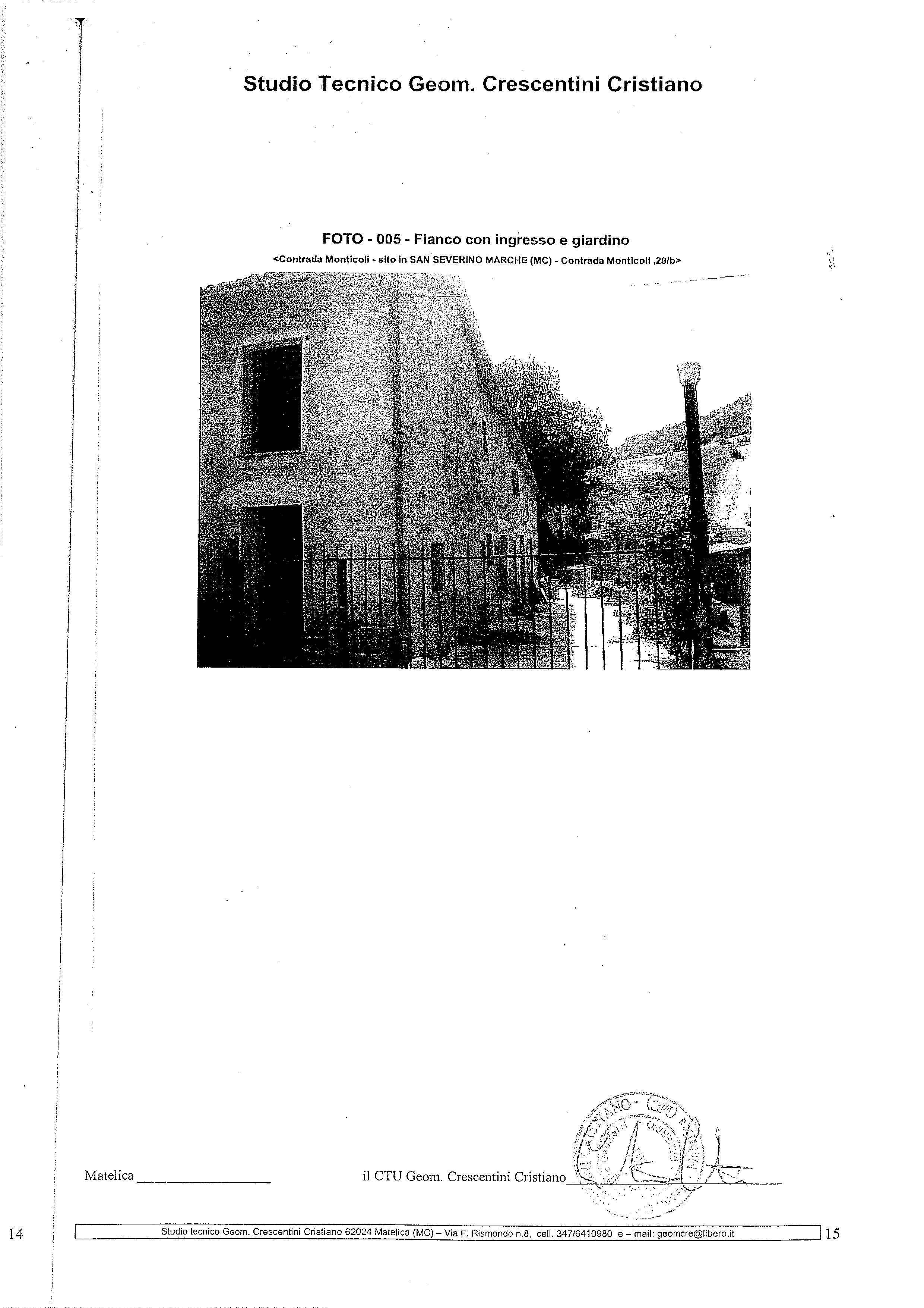 immobile appartamento all'asta in Contrada Monticoli n 29/B - 62027 San Severino Marche (MC) - 5
