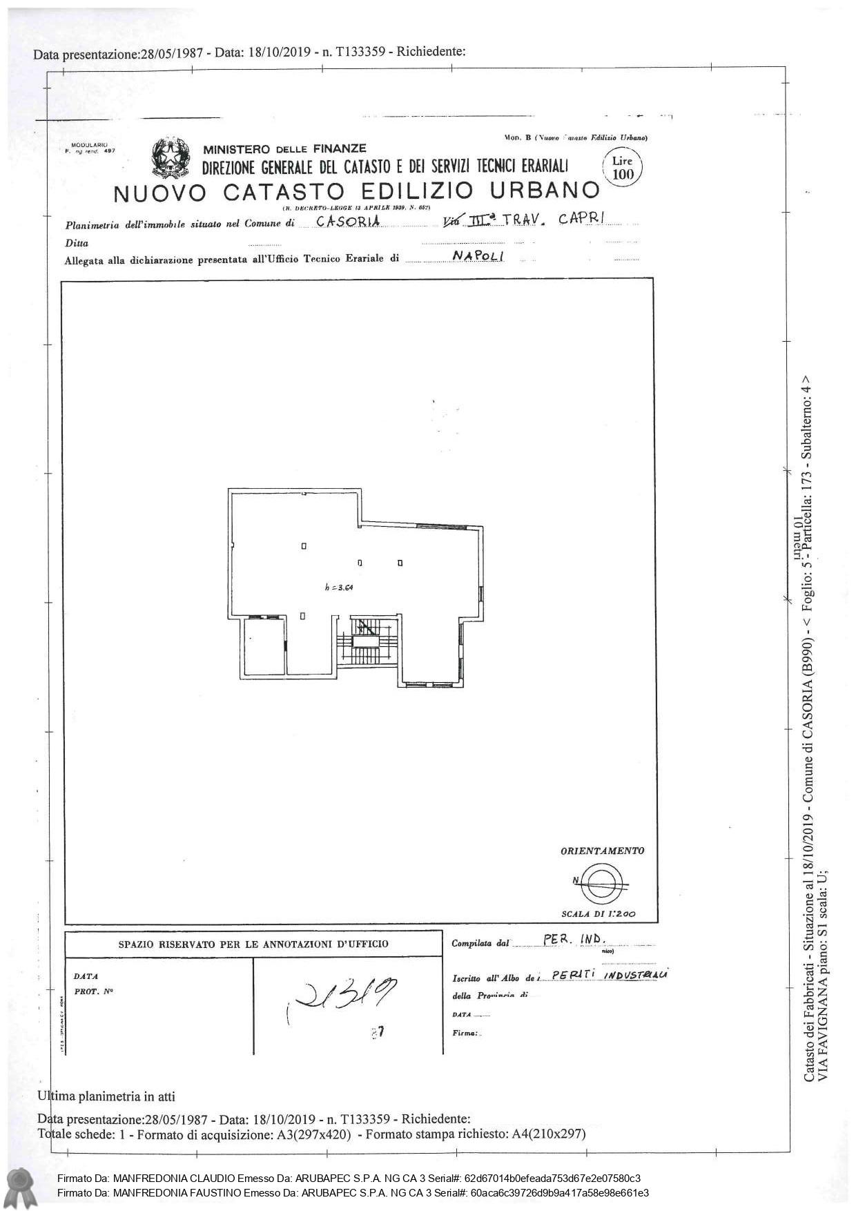 immobile magazzino all'asta in Via Favignana n 32 - 80026 Casoria (NA) - 4