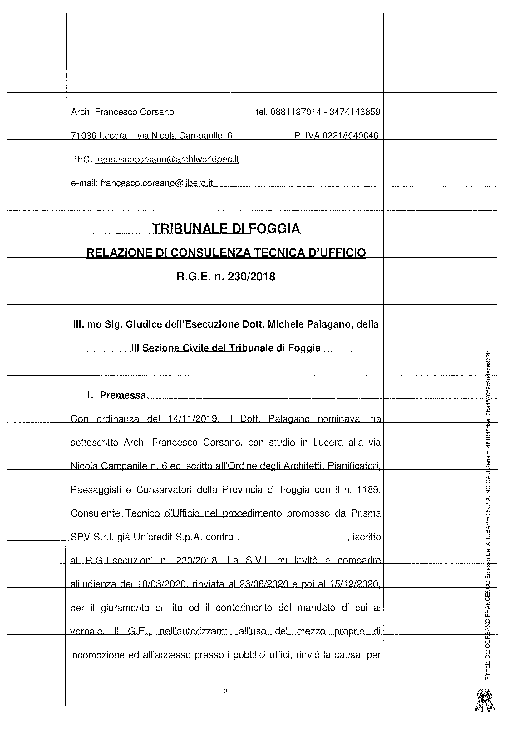 immobile appartamento all'asta in via Carlo De Ambrosio, 66 - 71016 San Severo (FG) - 2