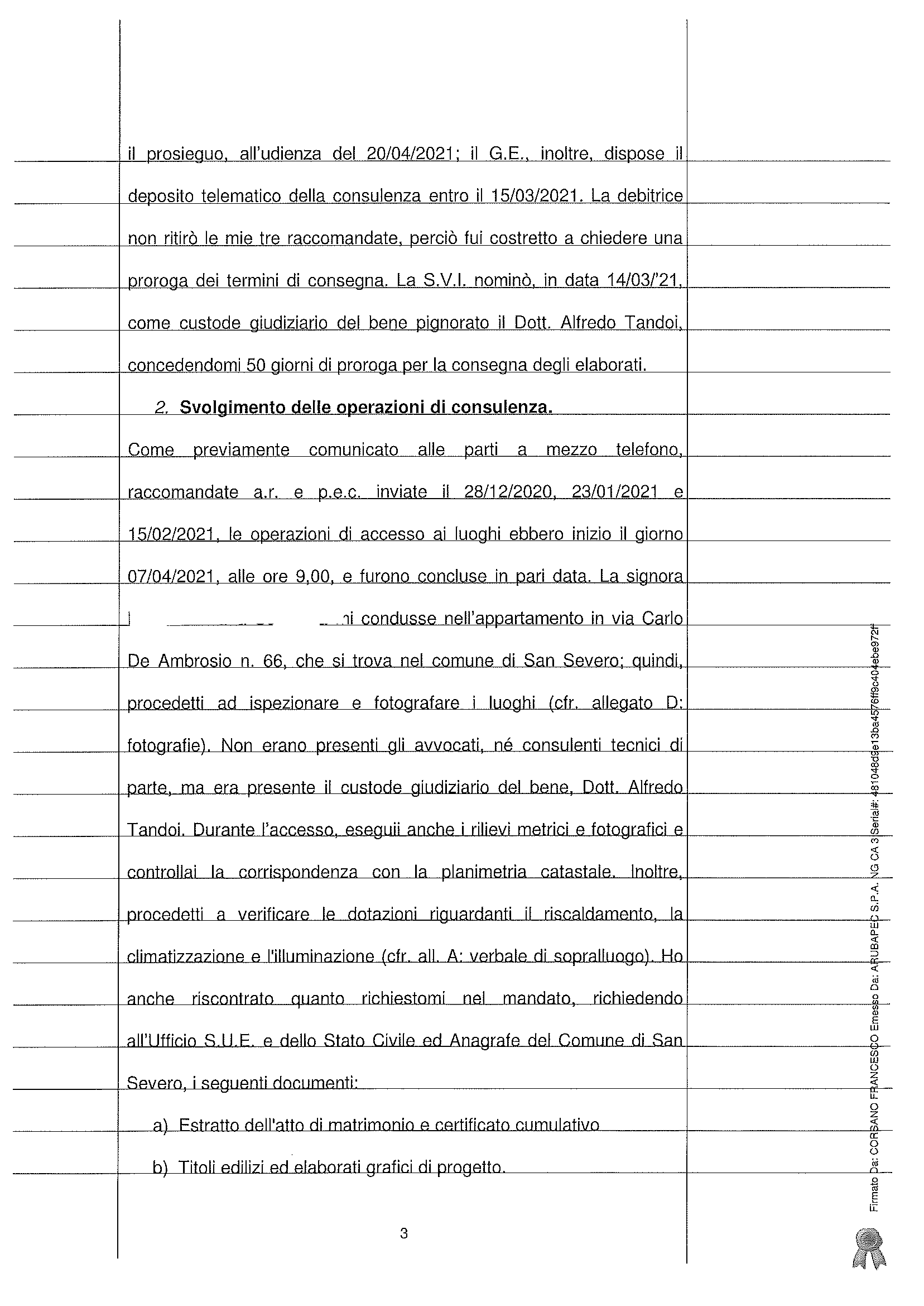 immobile appartamento all'asta in via Carlo De Ambrosio, 66 - 71016 San Severo (FG) - 3