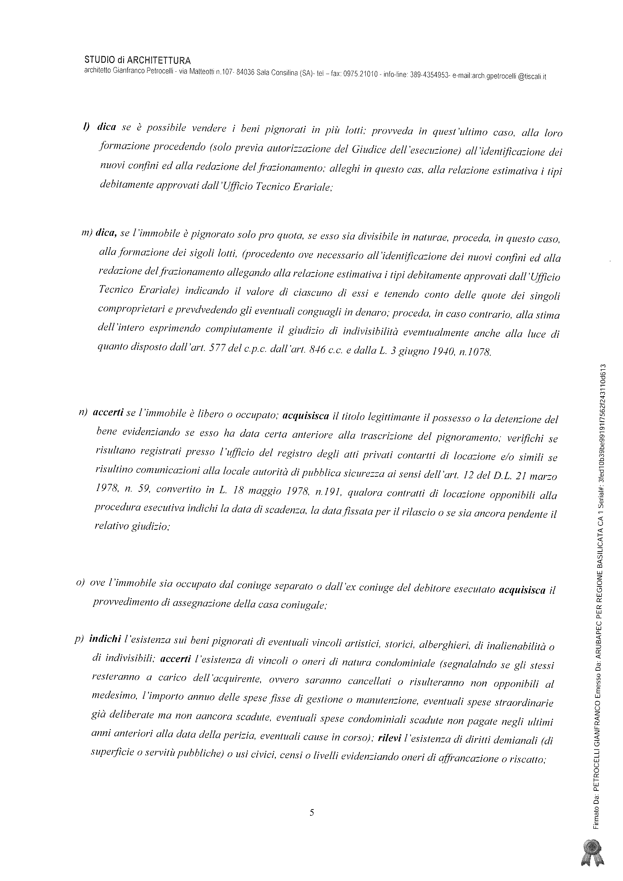 immobile appartamento all'asta in Via Vittorio Emanuele II n°39 Padula (SA) - 5