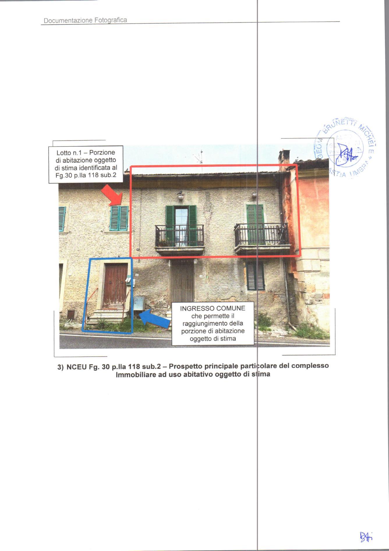 immobile appartamento all'asta in Frazione Pozzuolo - Via Indipendenza 21 - 06061 Castiglione del Lago (PG) - 2