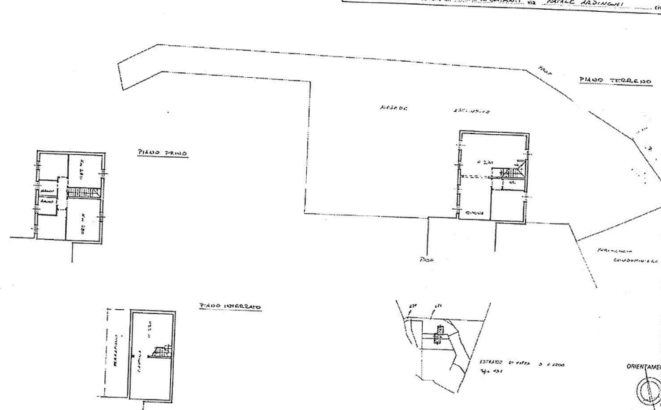 planimetria CASA SINGOLA IN ASTA IN VIA N. ARDINGHI, G. IN CHIANTI (FI) - 1