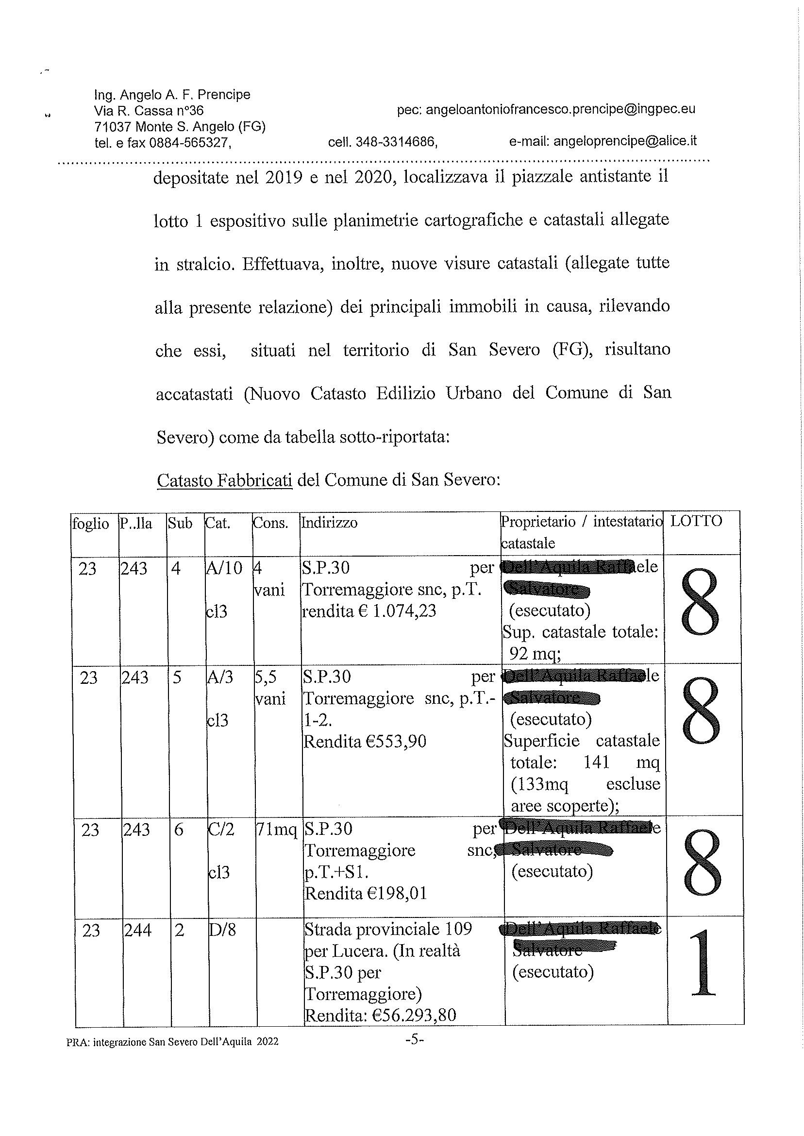 immobile attivita commerciale all'asta in Sp 30 - 71016 San Severo (FG) - 5