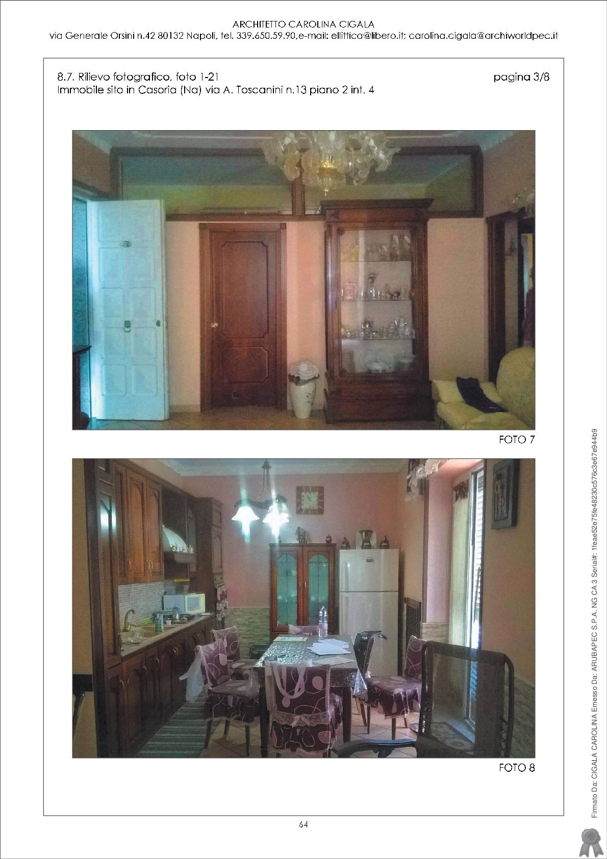 immobile appartamento all'asta in via Arturo Toscanini, n 13 - 80026 Casoria (NA) - 1