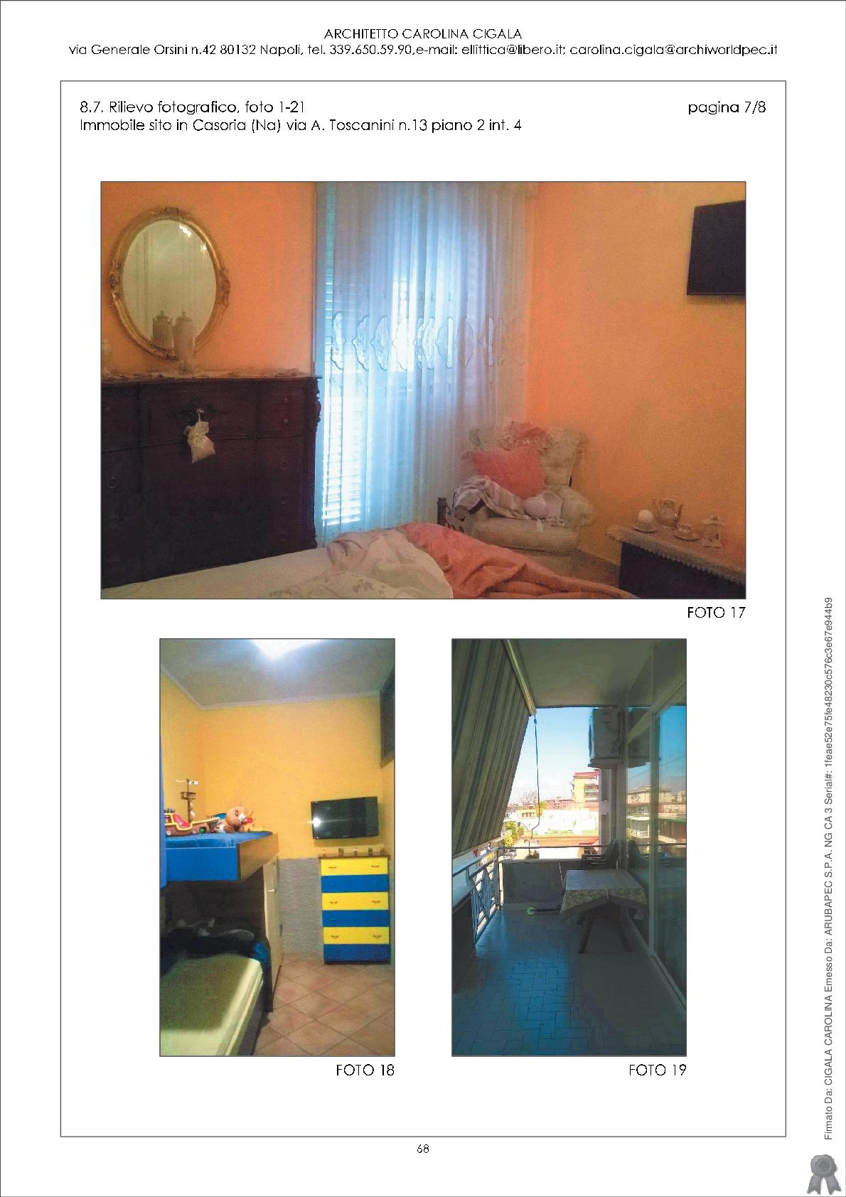 immobile appartamento all'asta in via Arturo Toscanini, n 13 - 80026 Casoria (NA) - 3