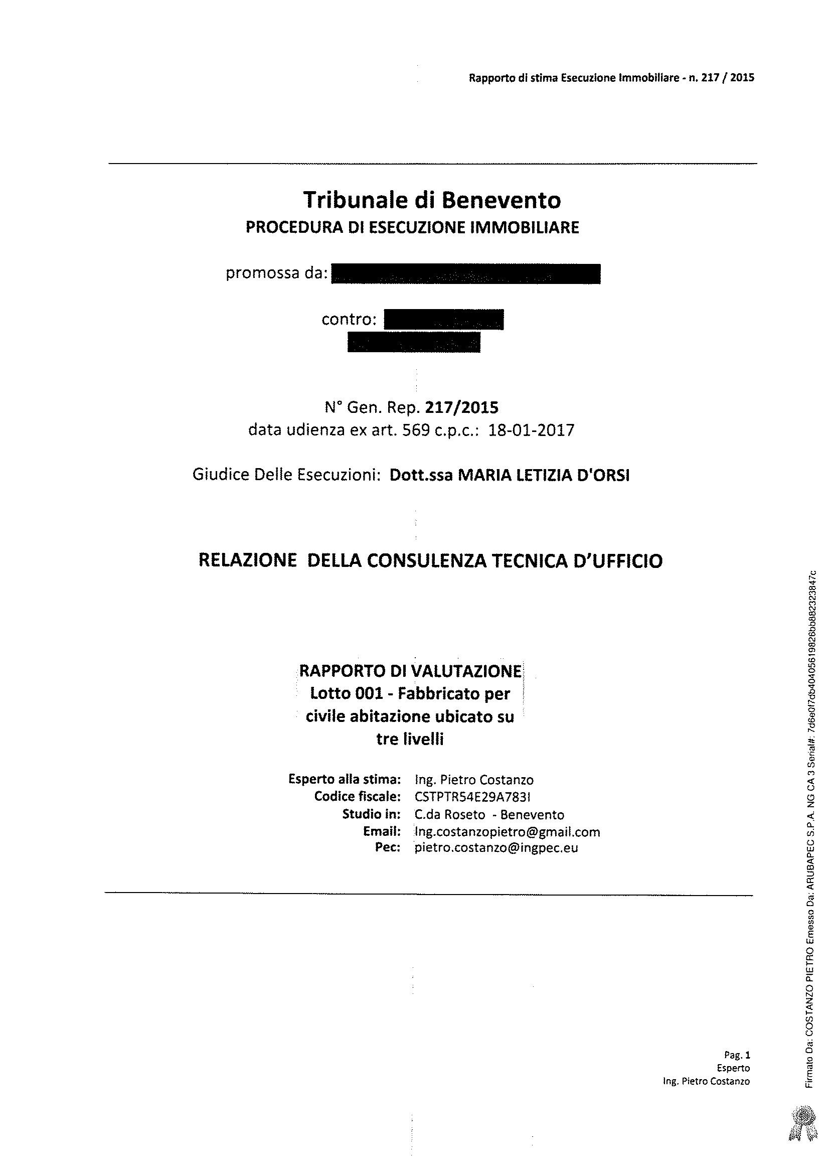 immobile appartamento all'asta in Santa Croce del Sannio - 82020 Santa Croce del Sannio (BN) - 1