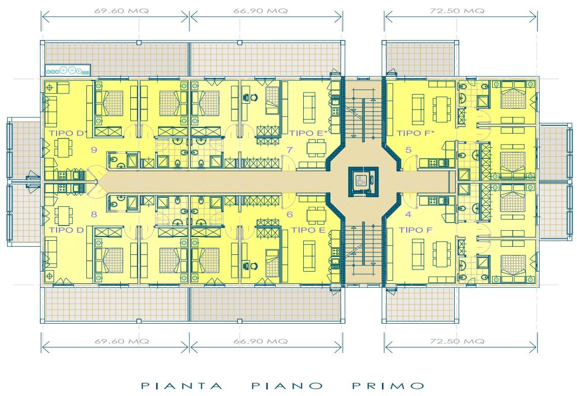 planimetria TERRENO EDIFICABILE RESIDENZIALE ALL'ASTA IN VIA SALORNO, ROMA (RM) - 1