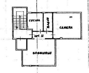planimetria BILOCALE ALL'ASTA IN VIA GIACOMO LAURENZANI, ROMA (RM) - 1