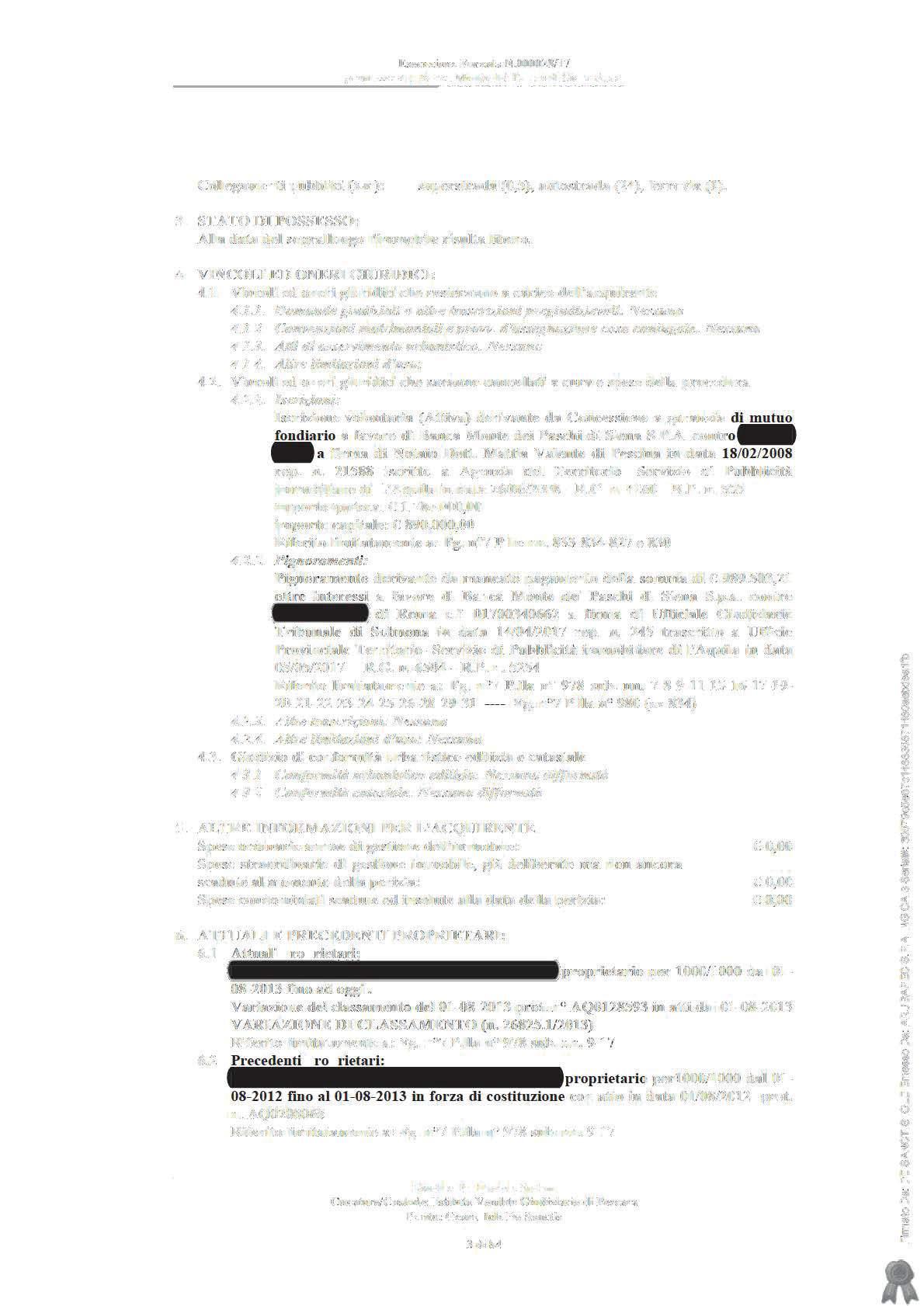 immobile appartamento all'asta in Via Fonte Palacchio 5 - 67030 Anversa degli Abruzzi (AQ) - 3