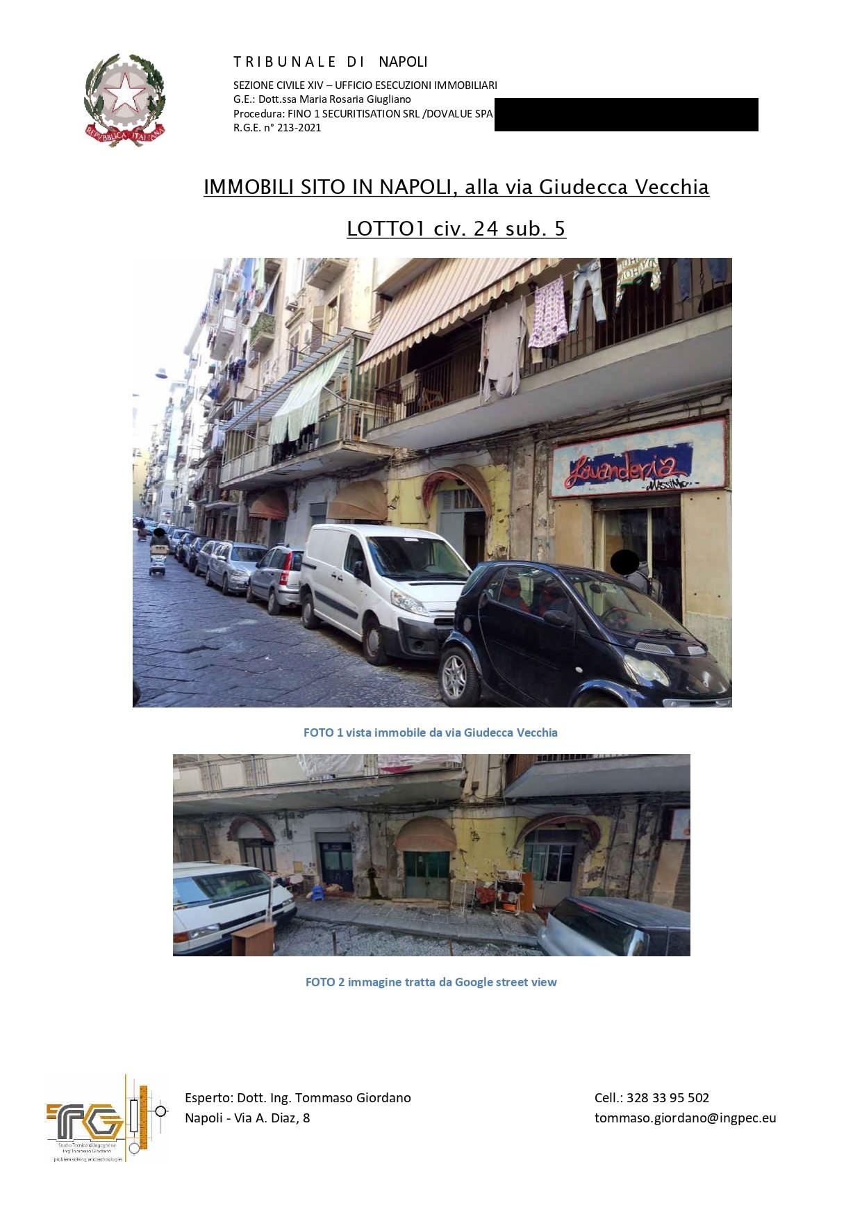 immobile negozio all'asta in Via Giudecca Vecchia 24 - 80139 Napoli (NA) - 2