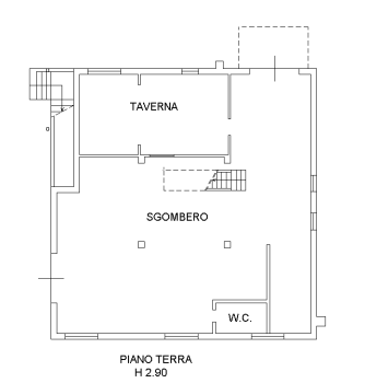 planimetria APPARTAMENTO ALL'ASTA IN VIA CARLO ALBERTO N 98 GRANTORTO (PD) - 1
