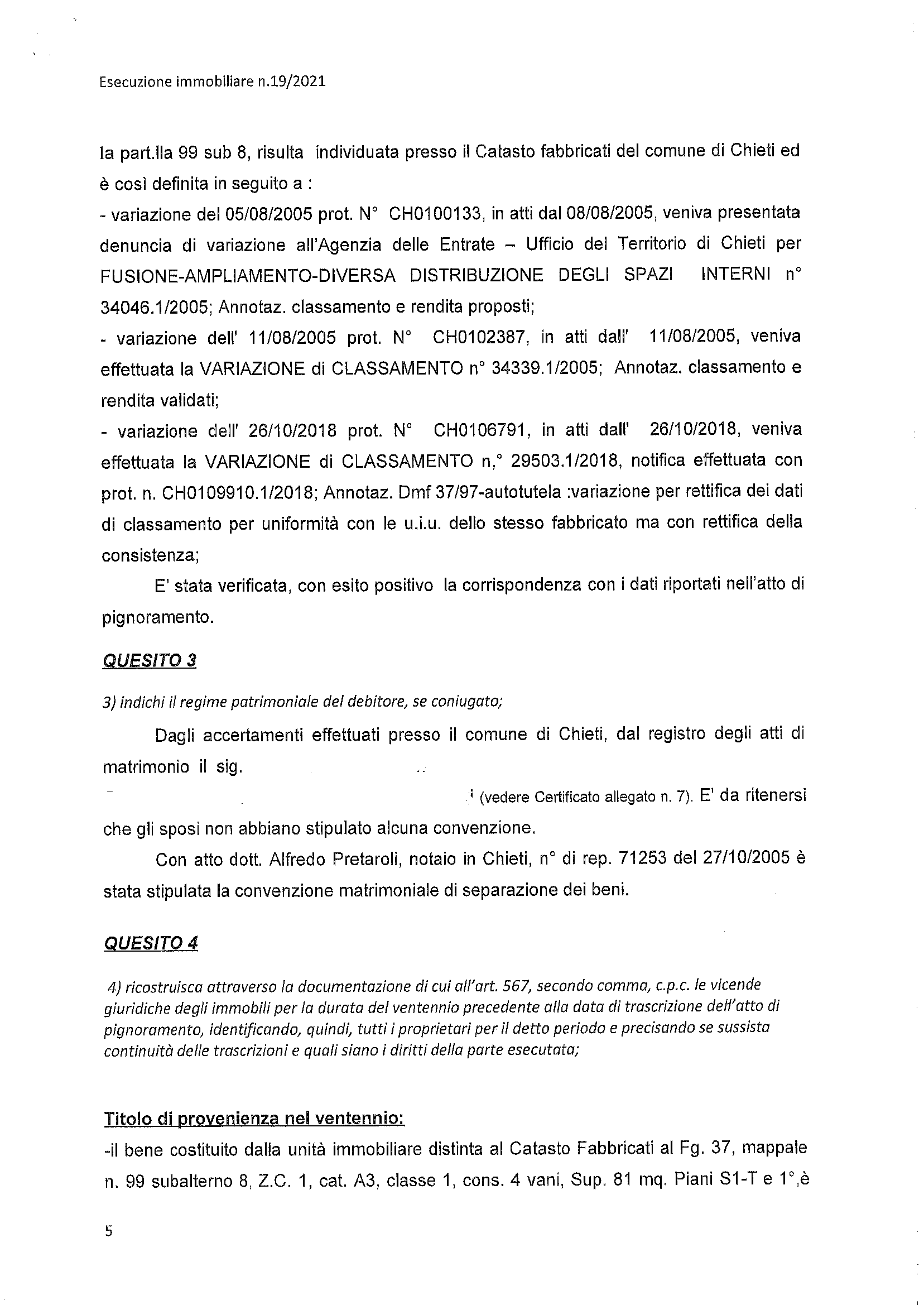 immobile casa singola all'asta in Piazzale Sant’Anna 15 - 66100 Chieti (CH) - 5