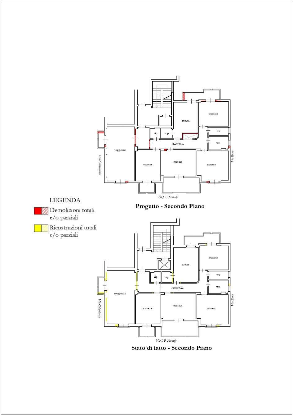 immobile appartamento all'asta in via John Fitzgerald Kennedy n 22 - 90047 Partinico (PA) - 5