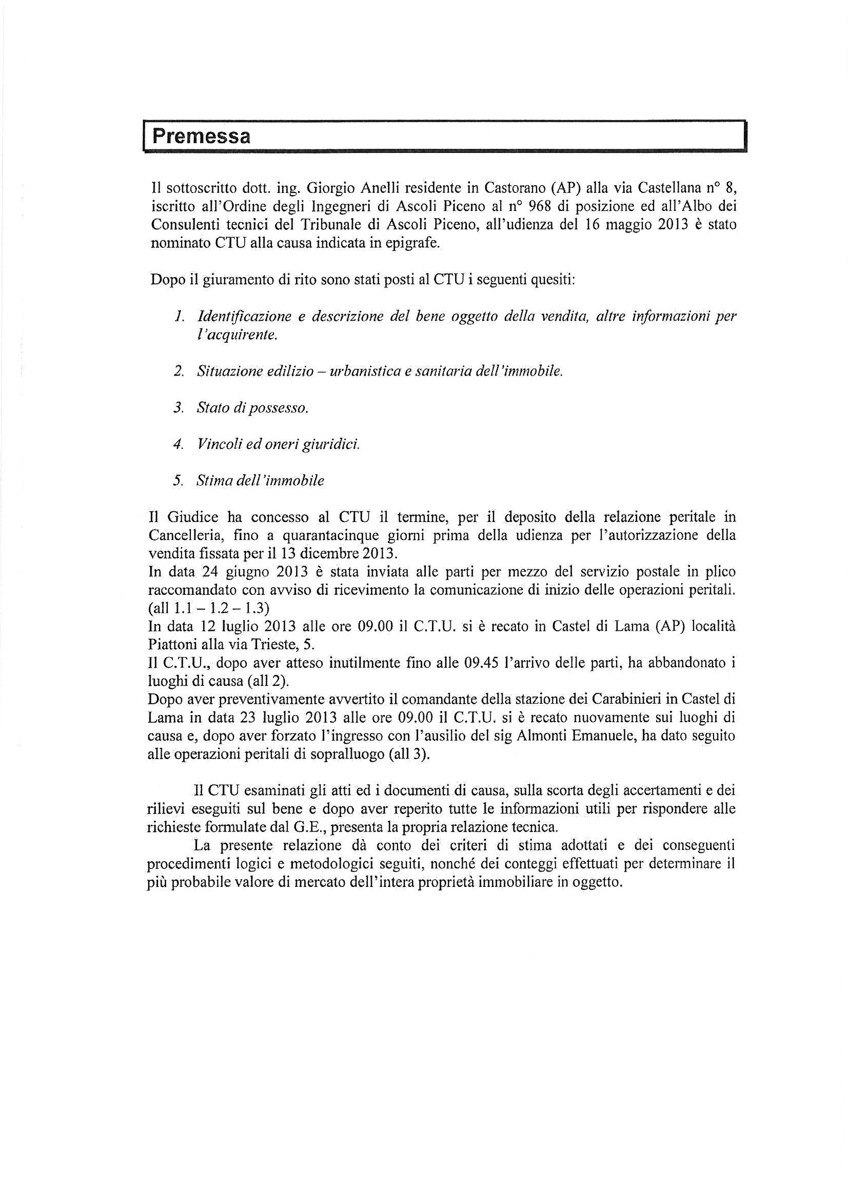 immobile appartamento all'asta in Via Trieste 5 - 63031 Castel di Lama (AP) - 3