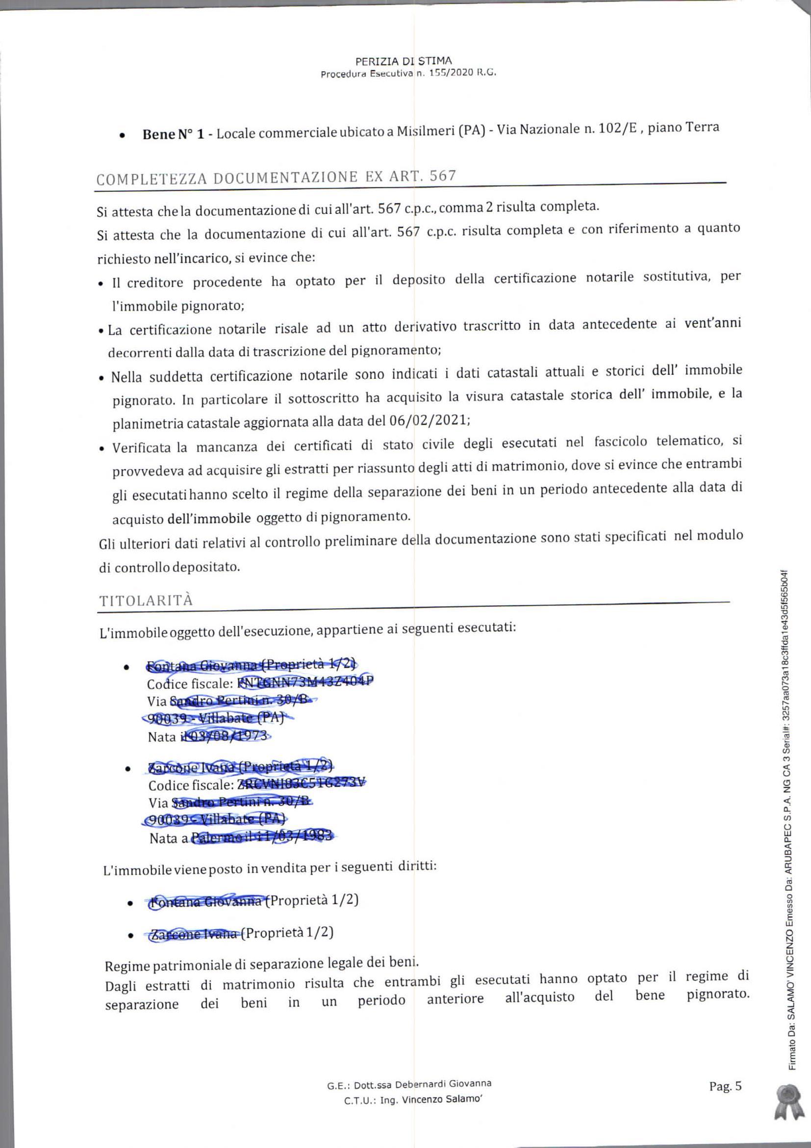 immobile attivita commerciale all'asta in VIA NAZIONALE 102/A - 90036 Misilmeri (PA) - 5