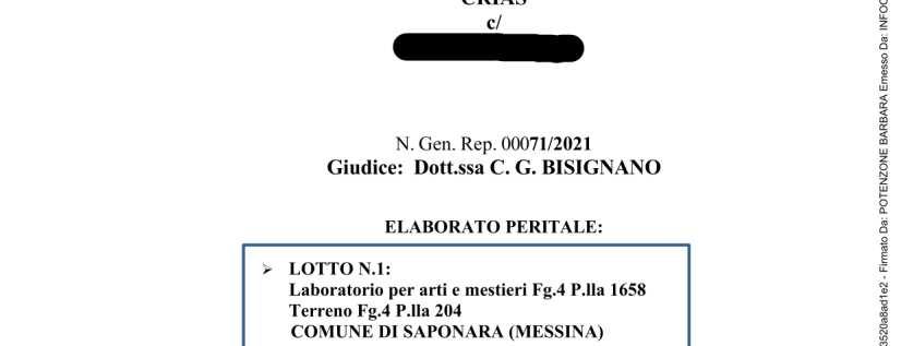 immobile laboratorio all'asta in Via Maiorani/Via Roma Is 330 - 98047 Saponara (ME) - 2