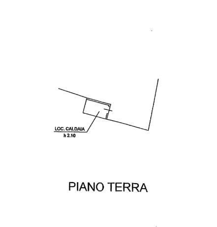 planimetria TRILOCALE IN ASTA CON UFFICIO IN VIA F. CAIROLI, CALCINATO (BS) - 1