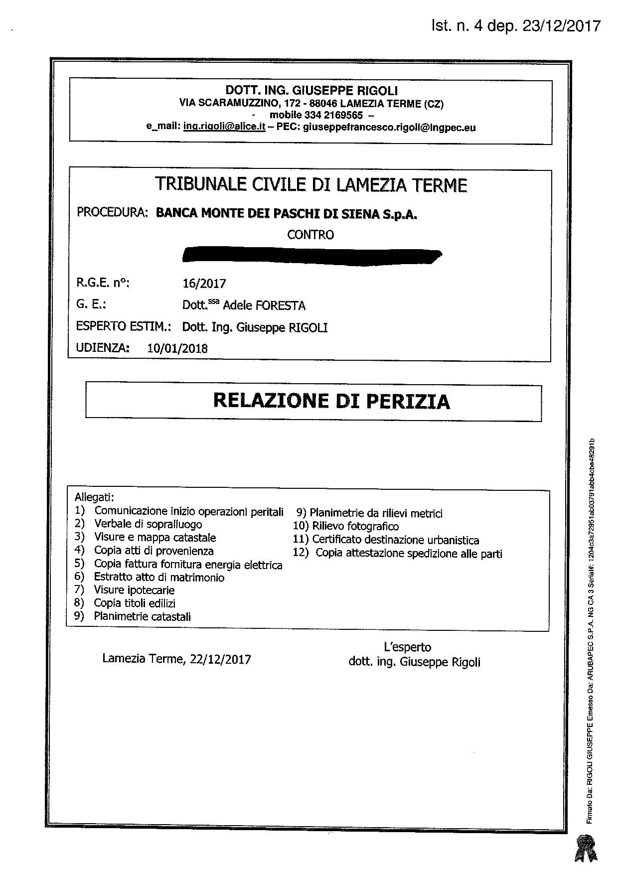 immobile fabbricato all'asta in via Scopelliti, 7 - 89815 Francavilla Angitola (VV) - 1