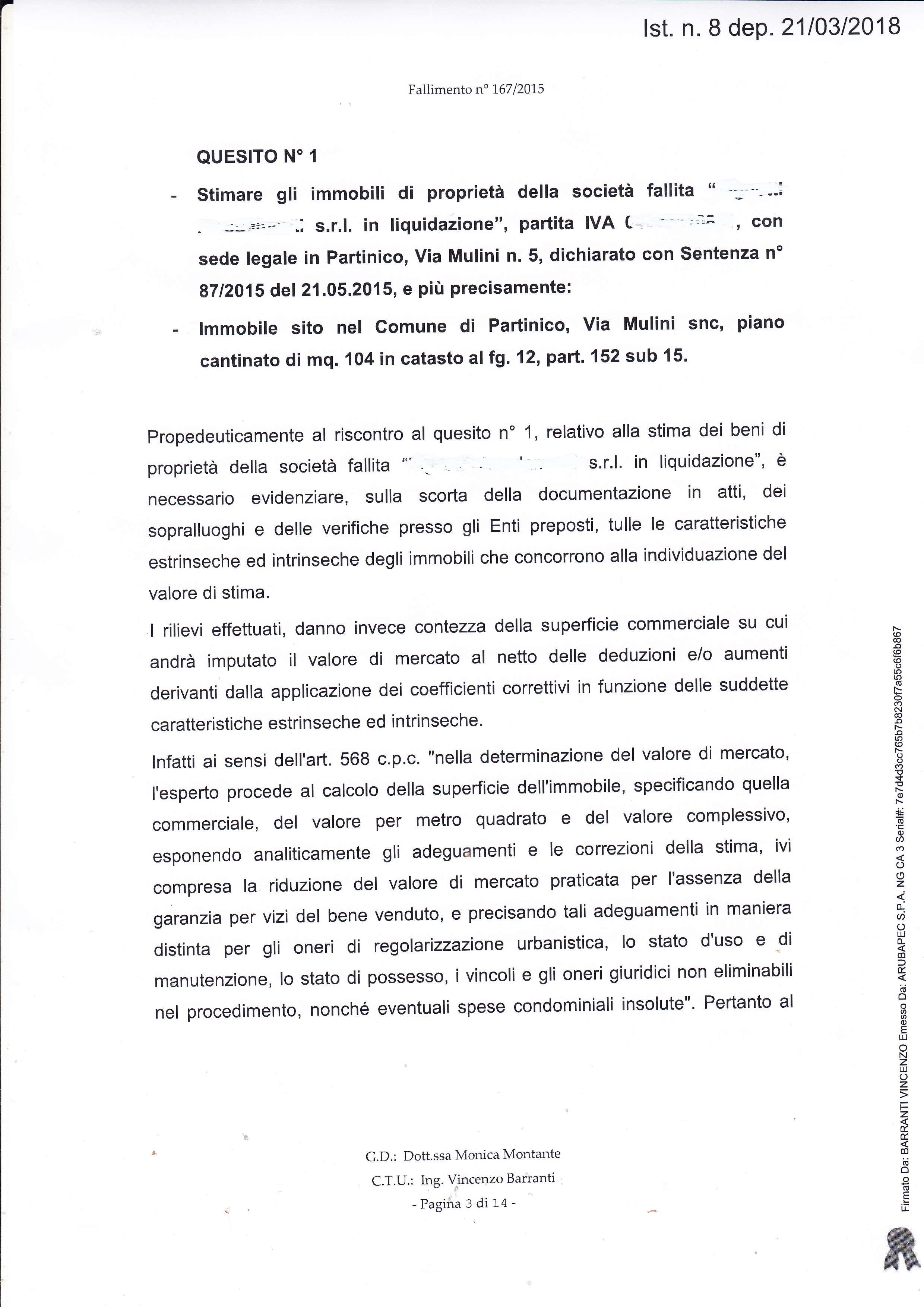 immobile cantina all'asta in Via Mulini snc - 90047 Partinico (PA) - 3