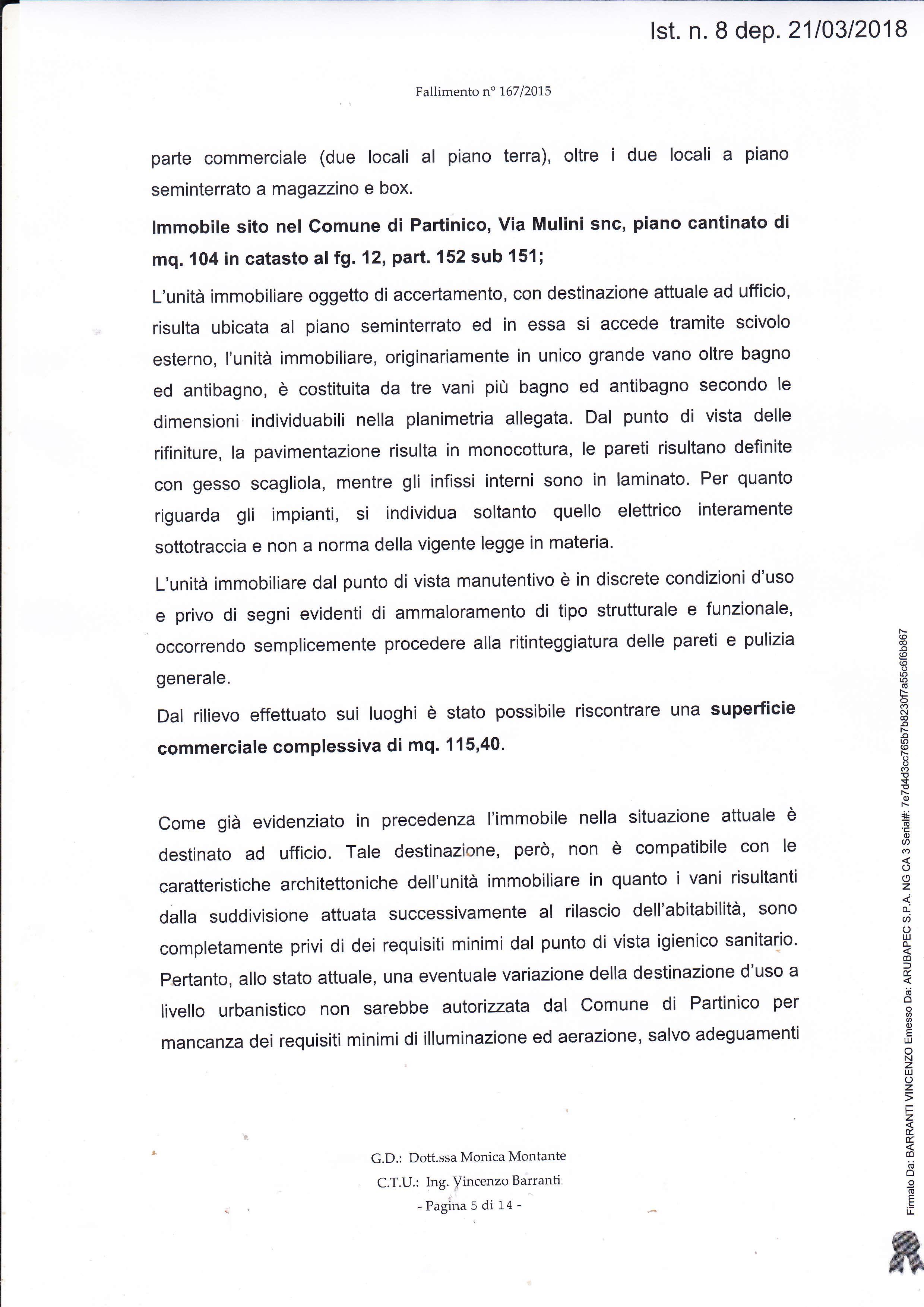 immobile cantina all'asta in Via Mulini snc - 90047 Partinico (PA) - 5
