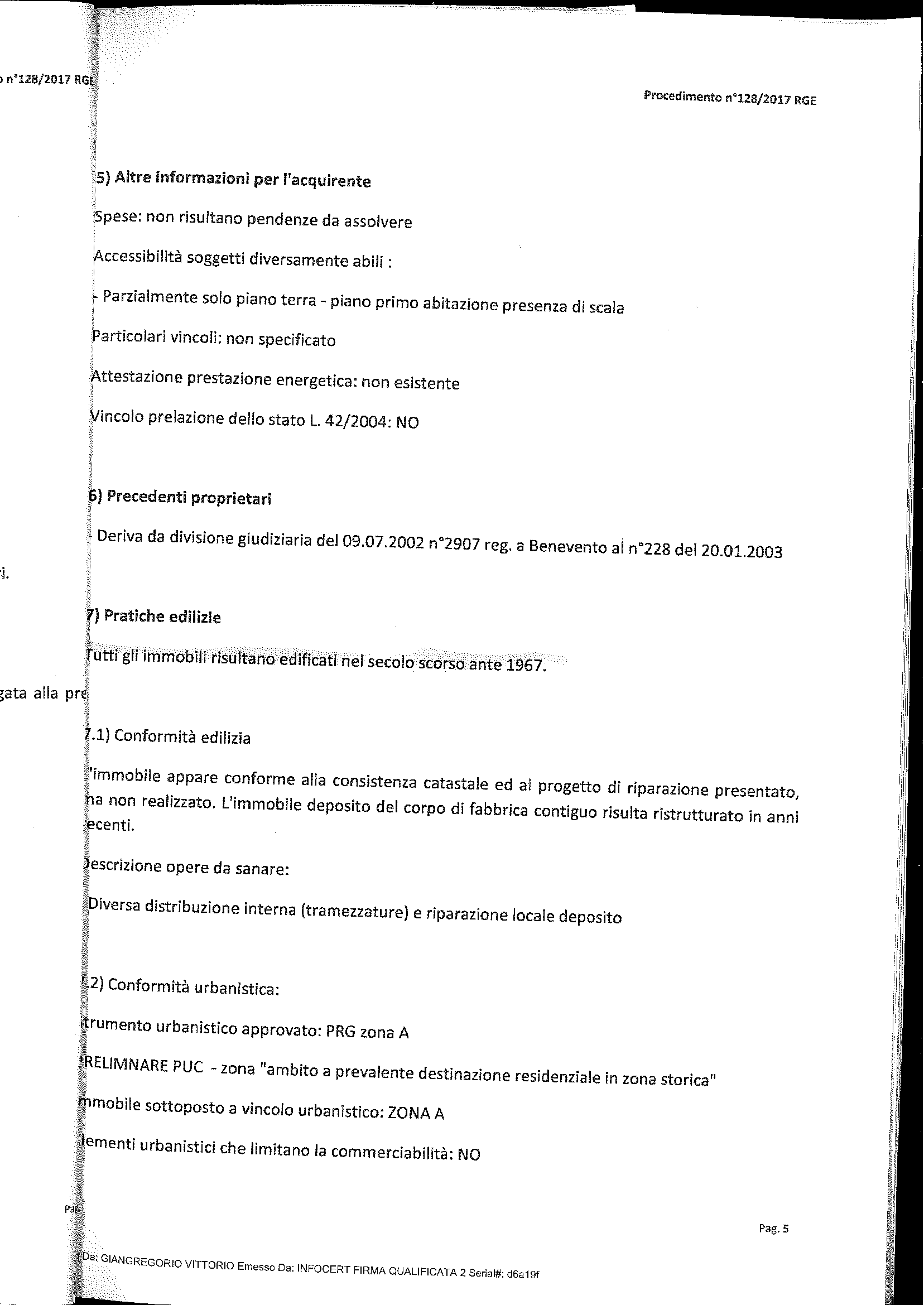 immobile rustico all'asta in Via Nuova - 82030 Melizzano (BN) - 5