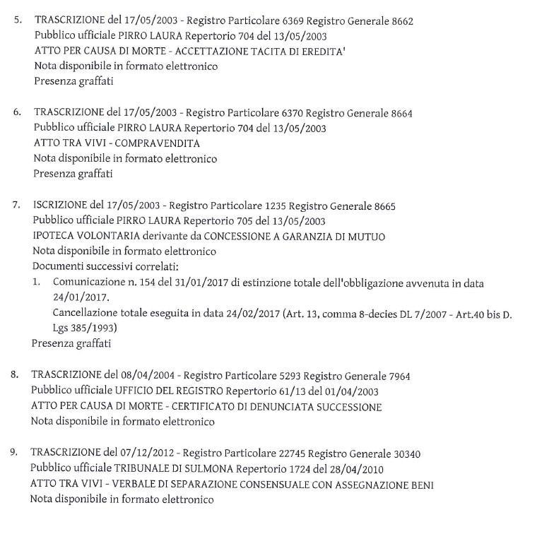 immobile appartamento all'asta in Via Vico Salita della Corte snc - 67035 Pratola Peligna (AQ) - 2