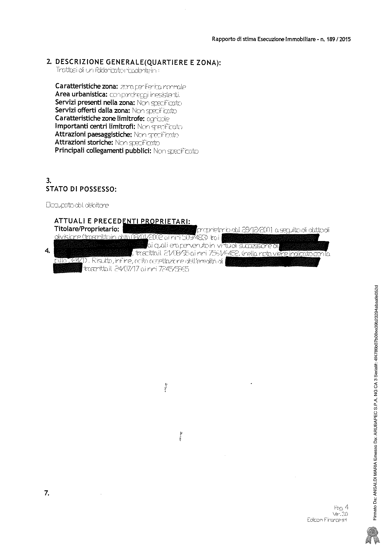 immobile appartamento all'asta in Via Nazionale, contrada Piano dei Masi - 82020 Foiano di Val Fortore (BN) - 4