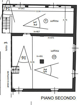 planimetria VILLA IN VENDITA ALL'ASTA IN S. DI PALAZZUOLO, BARBERINO TAVARNELLE (FI) - 1