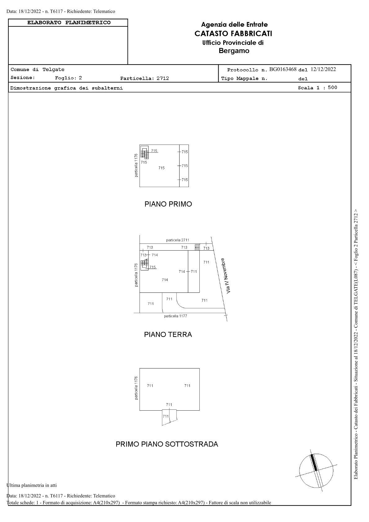 immobile laboratorio all'asta in VIA IV NOVEMBRE 7 - 24060 Telgate (BG) - 2