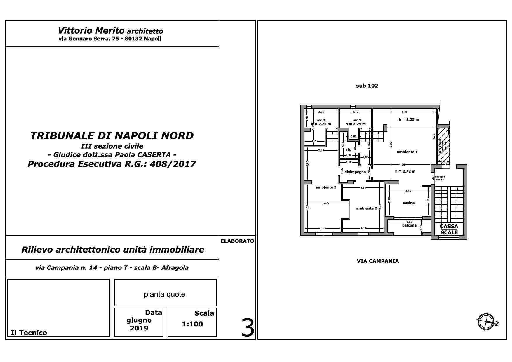 immobile appartamento all'asta in Via Campania n 14 - 80021 Afragola (NA) - 4