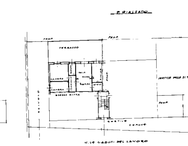 planimetria TRILOCALE IN VENDITA ALL'ASTA IN VIA CADUTI DEL LAVORO, BRESCIA (BS) - 1