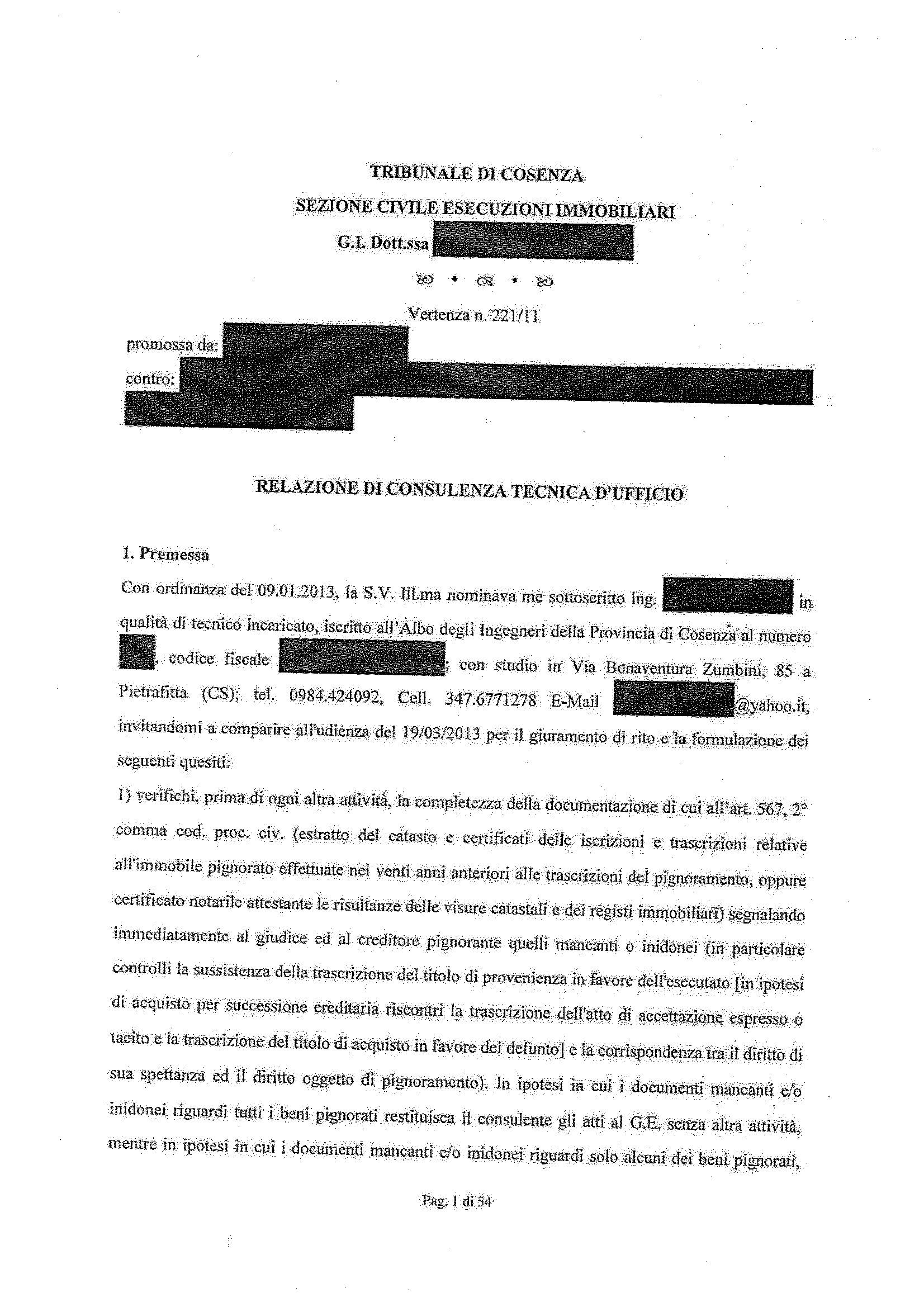 immobile terreno all'asta in Contrada Ciciaro - 87040 Acri (CS) - 1