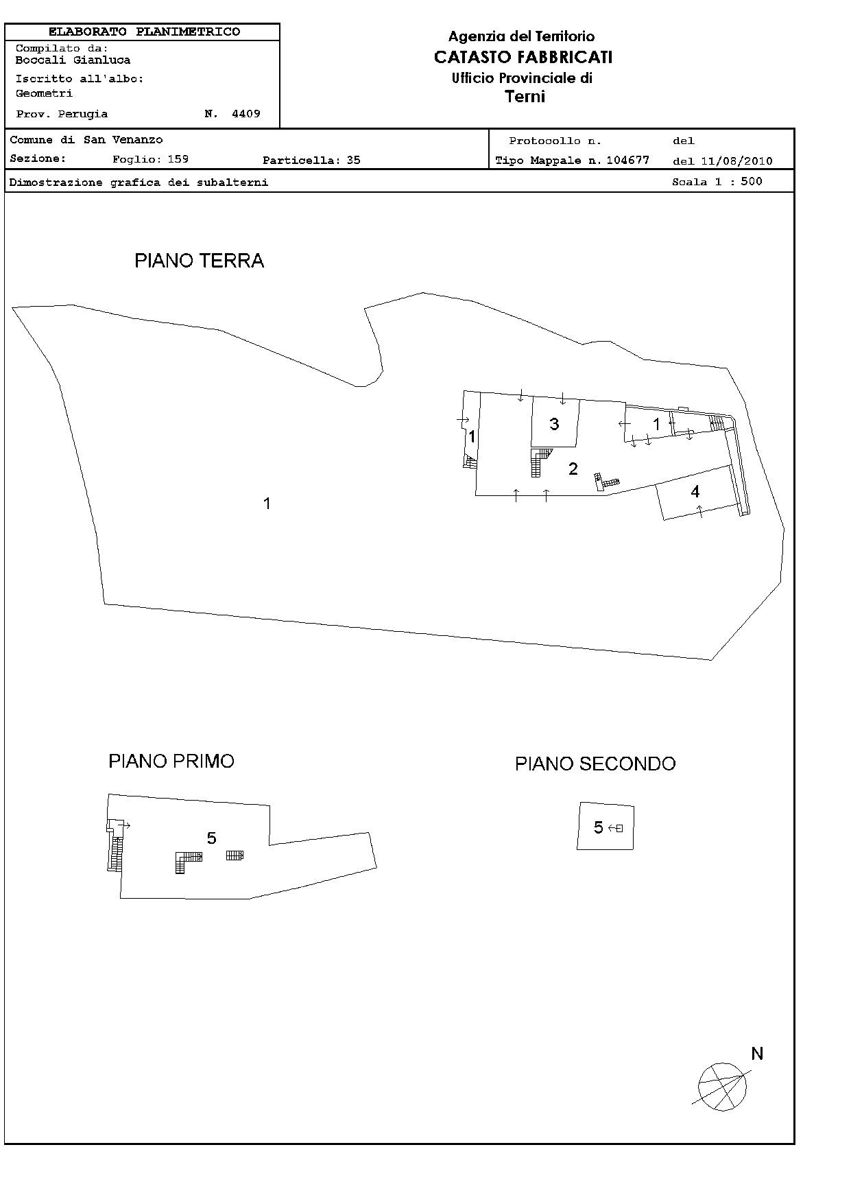 immobile terreno all'asta in Vocabolo Torrione, snc - 05010 San Venanzo (TR) - 5