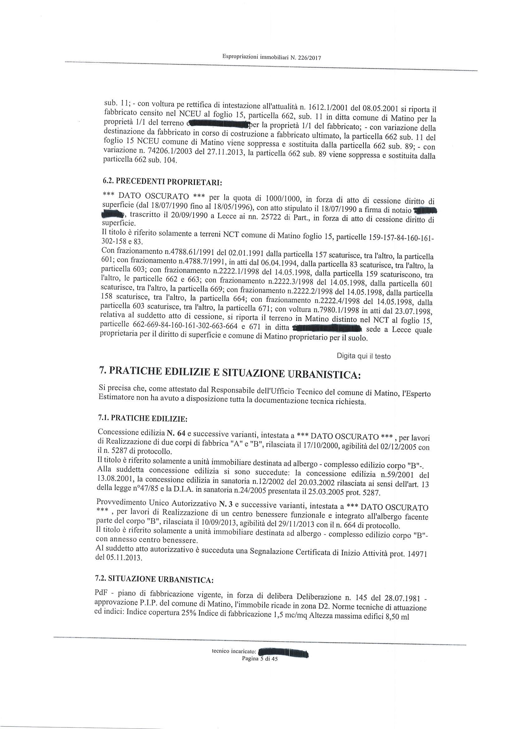 immobile hotel - albergo all'asta in SP 334 CASARANO-GALLIPOLI SNC - 73046 Matino (LE) - 5